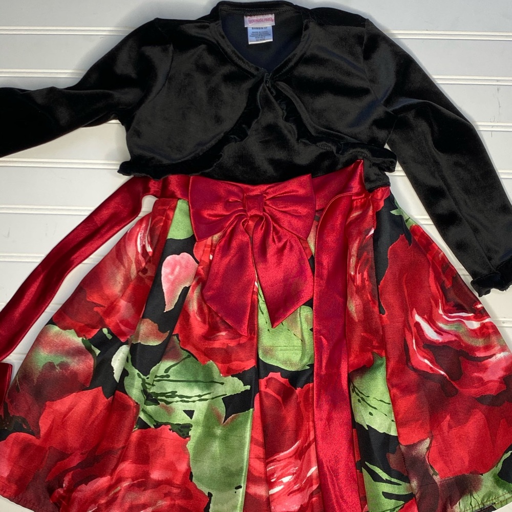Little girls floral dress